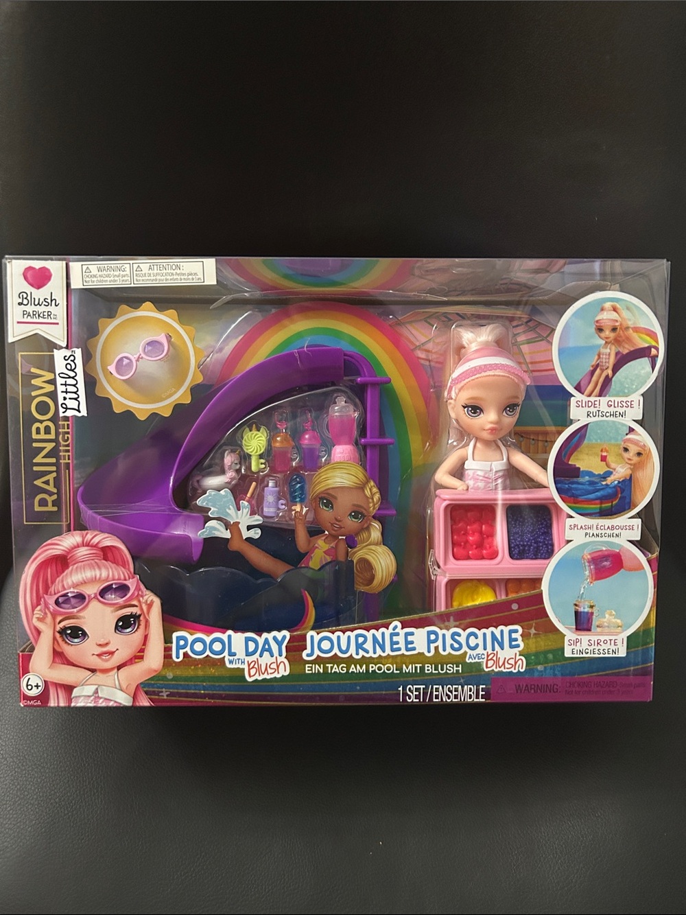BNIB 🆕 Rainbow High Littles Pool Day Doll Play Set